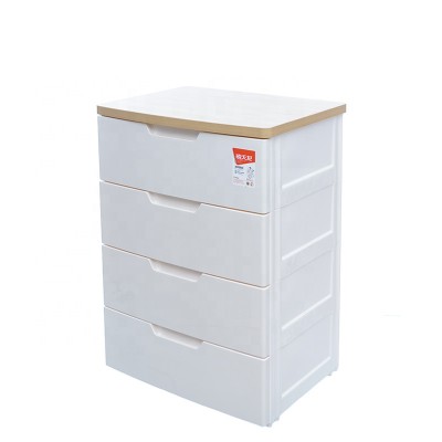 189 L 4 layers Fast Supplier Hot Sale Trade Assurance Plastic  Multi Drawer Storage Cabinet